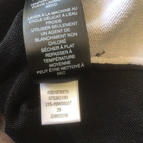 WHITE HOUSE BLACK MARKET SLEEVELESS COLOR BLOCKED SWEATER SIZE SMALL - Picture 10 of 10